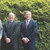 From left to right: Theo Xenakoudis, IRI Managing Director, Greece; Bill Gallagher, IRI President; and John Ramage, COO, IRI. (Phoo: IRI)