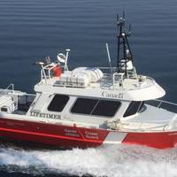 Garrot, a Canadian Coast Guard’s launch dedicated to the hydrographic survey operations of the Canadian Hydrographic Service recently converted to unmanned mode by ASV Global. (Photo: Fisheries and Oceans Canada)