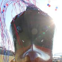 General Dynamics NASSCO christened and launched tanker Constitution on Saturday, August 27, 2016 (Photo: General Dynamics NASSCO)