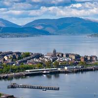 Gourock pier drone picture. Photo supplied by and courtesy of CMAL