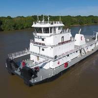 H. Merritt ‘Heavy’ Lane, Jr. on Sea Trials (Photo: Conrad Shipyard)