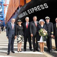 Hamburg Express Ceremony: Photo credit Hapag Lloyd