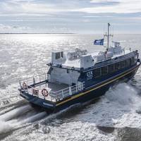 HamiltonJet’s latest innovation – the LTX waterjet – has moved from initial design to commercial reality, with the first LTX36 jets commissioned on a 20-m passenger ferry in The Netherlands. Image courtesy HamiltonJet