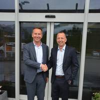 Herbert Ortner CEO Palfinger and Styrk Bekkenes CEO Harding Photo Palfinger