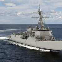 HII’s Ingalls Shipbuilding division will build Jack H. Lucas (DDG 125), the first “Flight III” ship in the U.S. Navy’s Arleigh Burke class of destroyers. (HII rendering)