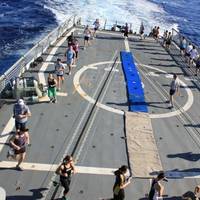HMAS Darwin: Photo credit Australian Navy