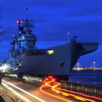 HMS Illustrious in Copenhagen: Photo credit MOD