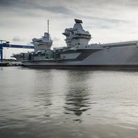 HMS Queen Elizabeth floats for the first time (Photo courtesy of BAE Systems)