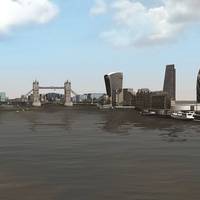 HR Wallingford has created a River Thames navigation simulation to assess Tideway’s fleet of vessel masters (Photo: HR Wallingford)