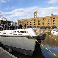 HST Frances docked at St Katharine Docks, London ©HST Marine
 
