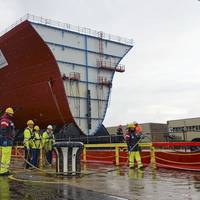 Hull section of HMS Prince of Wales (Photo: BAE Systems)