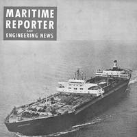 Icebreaking tanker Manhattan on the cover of the September 1969 edition of Maritime Reporter and Engineering News