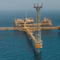 Illustration - An offshore platform in Qatar - Credit: Qatargas