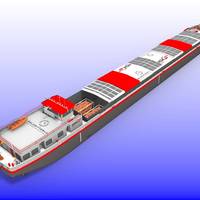 Illustration: Illustration of the newly constructed dry goods vessel for Salzgitter Flachstahl (Copyright: HGK Shipping)
