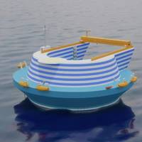 Illustration/CORE POWER's floating nuclear power plant design (Credit: CORE POWER)