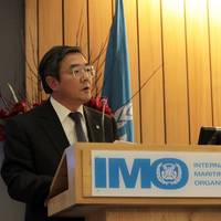IMO Secretary-General, Mr Koji Sekimizu, addresses delegates and attendees at the opening of the 28th regular session of the IMO Assembly.