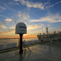 Intellian GX100 terminal onboard EUKOR Car Carrier