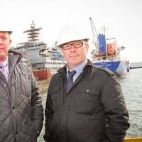 IPS directors Paul Smith & Peter Hillan at Cammell Laird