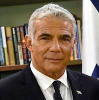  Israeli Prime Minister Yair Lapid - Credit: Haim Zach / Government Press Office
Photo licensed under the Creative Commons Attribution-Share Alike 3.0 Unported license.