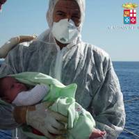 Italy’s Operation Mare Nostrum rescued record numbers of migrants from the Mediterranean Sea between North Africa and Italy (Italian Navy photo)