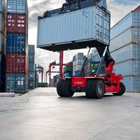 Kalmar reach stackers and empty container handlers will be used at inland terminals operated by ECT in Europe (Photo: Cargotec).  