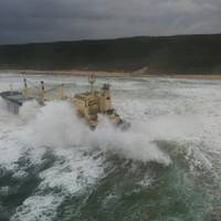 Kiani Satu aground: Photo courtesy of NSRI