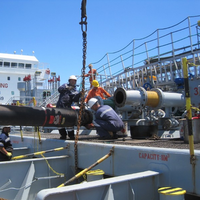 Kleline hoses used in STS transfer (Photo: Trelleborg)