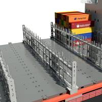 Lashing bridge is a vital part of the container ship's cargo system. With a proper cargo system design, the ship's capacity will be secured.