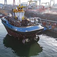 Latin America's first electric tug (c) ENAP / SAAM