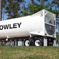LNG mobile tank: Photo courtesy of Crowley