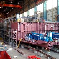 LNG powered hopper Minerva under construction in Kinderdijk Photo Royal IHC