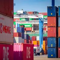 Loaded export volumes at the Port of Charleston posted their highest month since June. ﻿
﻿(Photo/ English Hurteau)