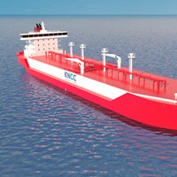 mage of a liquefied CO2 carrier to be developed by KNCC courtesy of NYK