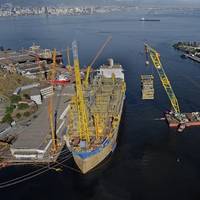 Mammoet worked closely with SBM Offshore to optimize the lifting schedule (Photo: Mammoet)