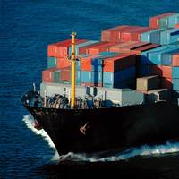 Marad Photo: fully loaded container ship at sea