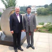 Marc Van Peel Shan Hongjun Photo Port of Antwerp