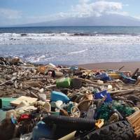 Marine debris in Hawaii has caused the beach to look like a landfill (Photo: NOAA)