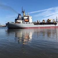 McCullough Engineering Services (MES) announced the successful completion of restoration efforts on the Stuyvesant, a trailing suction hopper dredge owned by The Dutra Group. Image courtesy McCullough Engineering Services