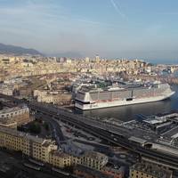 MSC Grandiosa in Genoa (Photo: MSC Cruises)
