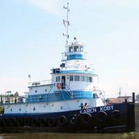 M/V Karen Koby, was fitted with twin ABS-certified S12R-Y2MPTK Mitsubishi engines