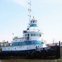 M/V Karen Koby, was fitted with twin ABS-certified S12R-Y2MPTK Mitsubishi engines 