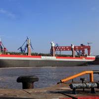 MV Thameborg: Photo credit Royal Wagenborg/Hudong-Zhonga Shipbuilding