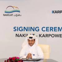 Nakilat and Karpowership signed a Memorandum of Understanding (MoU) to collaborate in the LNG-to-power market and jointly own and operate Floating Storage Regasification Units (FSRUs). Photo courtesy Nakilat