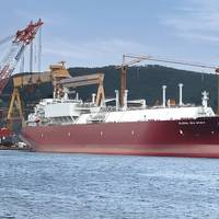 Nakilat has taken delivery of a newbuild LNG carrier, Global Sea Spirit, Photo courtesy Nakilat