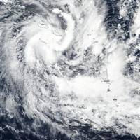 NASA-NOAA’s Suomi NPP satellite captured a visible image of Tropical Cyclone Harold over the Solomon Islands in the Southern Pacific Ocean on April 3, 2020. Credit: NASA Worldview, Earth Observing System Data and Information System (EOSDIS)