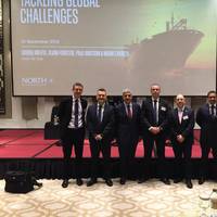 New trading sanctions against Iran and  new fuel rules coming in 2020 for the entire maritime sector were the headlines of a seminar hosted by marine insurer North P&I Club yesterday in Dubai at the Taj Dubai. Photo: North P&I Club.