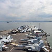 Nimitz-class aircraft carrier USS Carl Vinson (CVN 70) sets anchors in Manila, Philippines. USS Carl Vinson is in the Philippines for a port visit, supporting operational readiness and regional partnerships. Vinson is the flagship of Carrier Strike Group 1 and deployed to the U.S. 7th Fleet area of operations in support of a free and open Indo-Pacific. (U.S. Navy photo by Mass Communication Specialist 3rd Class Micheal Mensah)