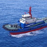 NYK is conducting research and development of a tugboat equipped with a domestic ammonia-fueled engine (A-Tug) together with other partner companies. Image courtesy NYK