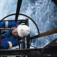 Offshore rig worker: File image