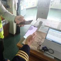 Onboard remittance test. Photo: NYK Group